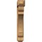 Ekena Millwork Olympic Craftsman Rough Sawn Bracket w/ Offset Brace, Western Red Cedar, 8"W x 42"D x 48"H BKT0806X42X48OLY04RWR - alternate 4